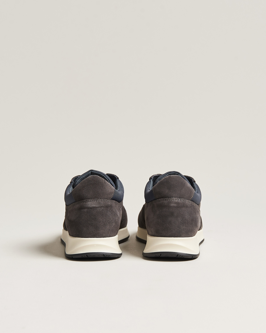 Myrqvist Stensund Running Sneaker Dark Grey Suede