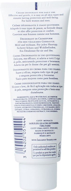 Lancaster - Eau De Lancaster Deodorant Cream - Deodorant - 125 ml
