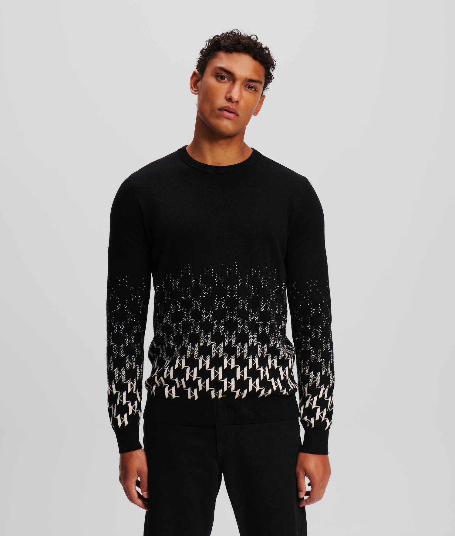 PULL EFFET DEGRADÉ KL MONOGRAM