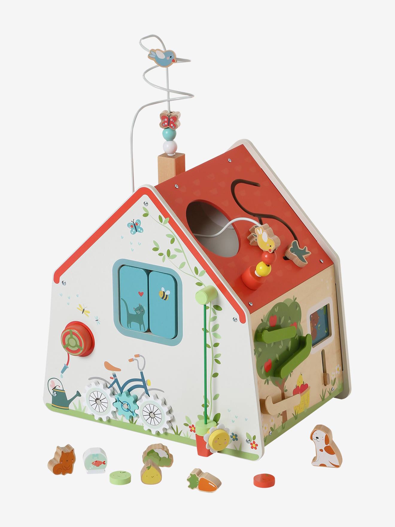 Grande casa de atividades em madeira com certificação FSC®.