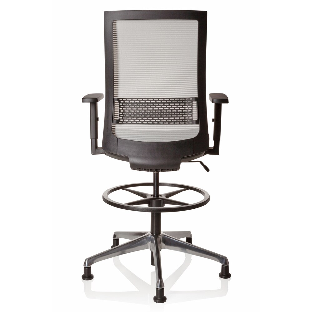 Counterstuhl TOP WORK 99 Stoff/Netzstoff mit Armlehnen (höhenverstellbar) hjh OFFICE