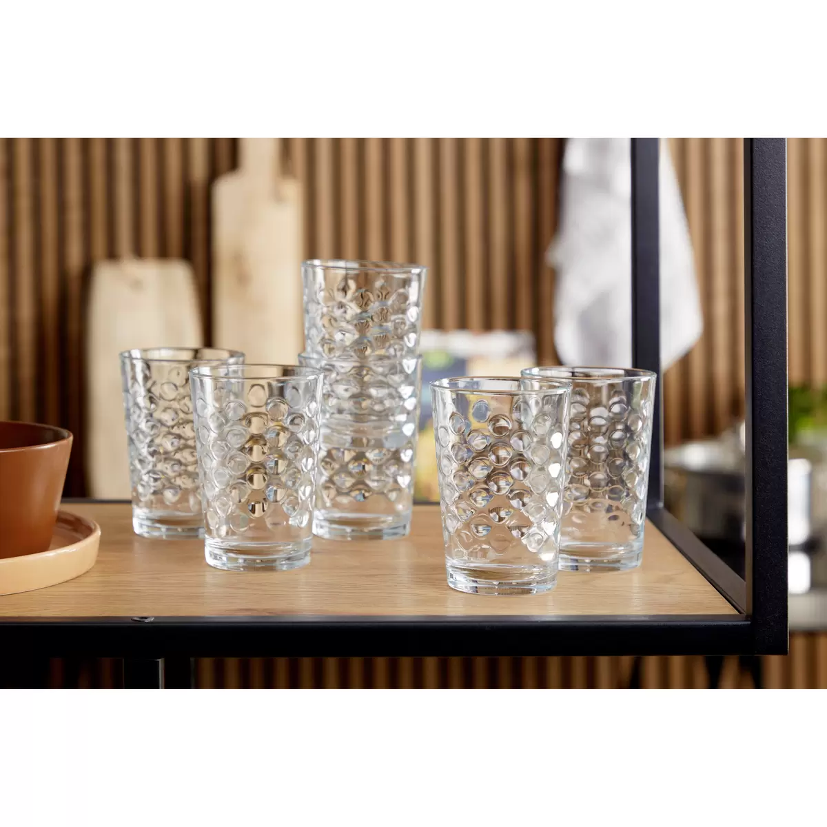 Trinkglas Marcella 6er Set Luca Bessoni Transparent