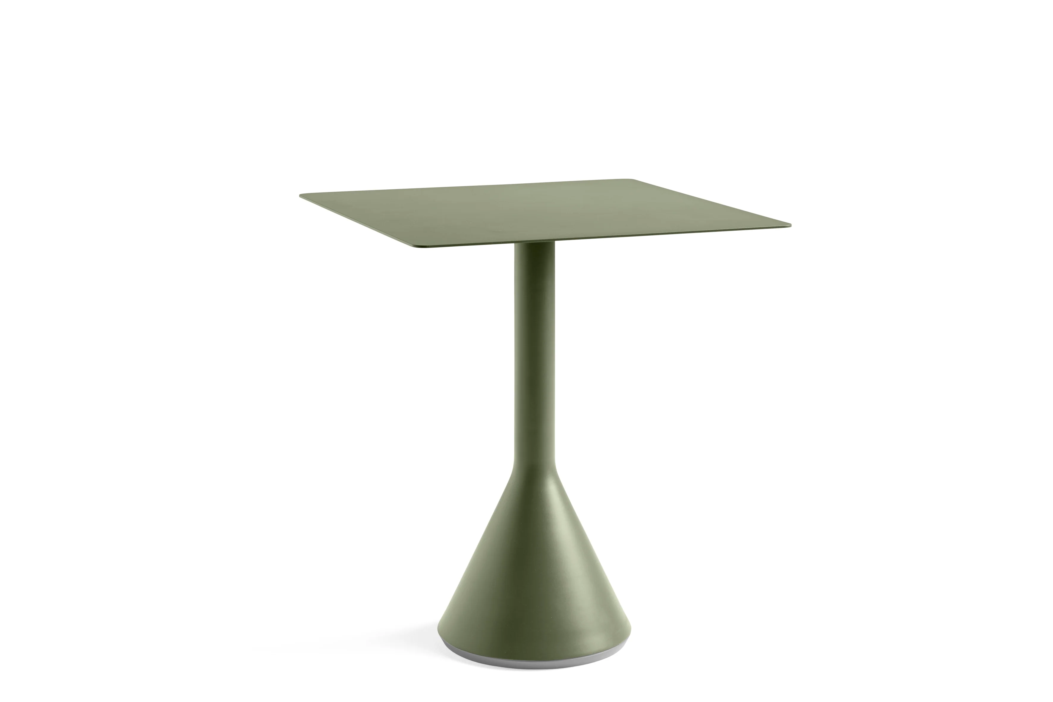 HAY  Palissade Cone havebord, Olive - L65xB65 cm.