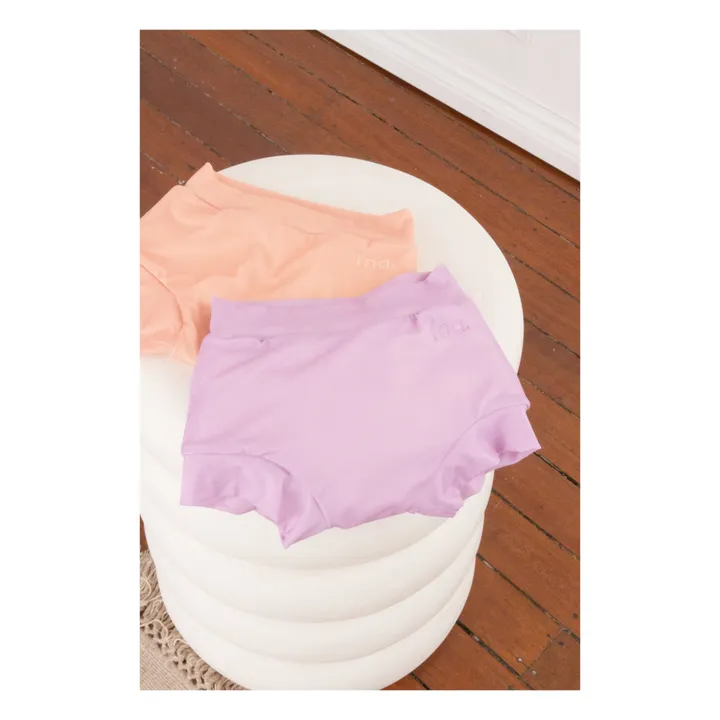 Ina Swim Slip de Bain Matière Recyclée Lumi  | Abricot