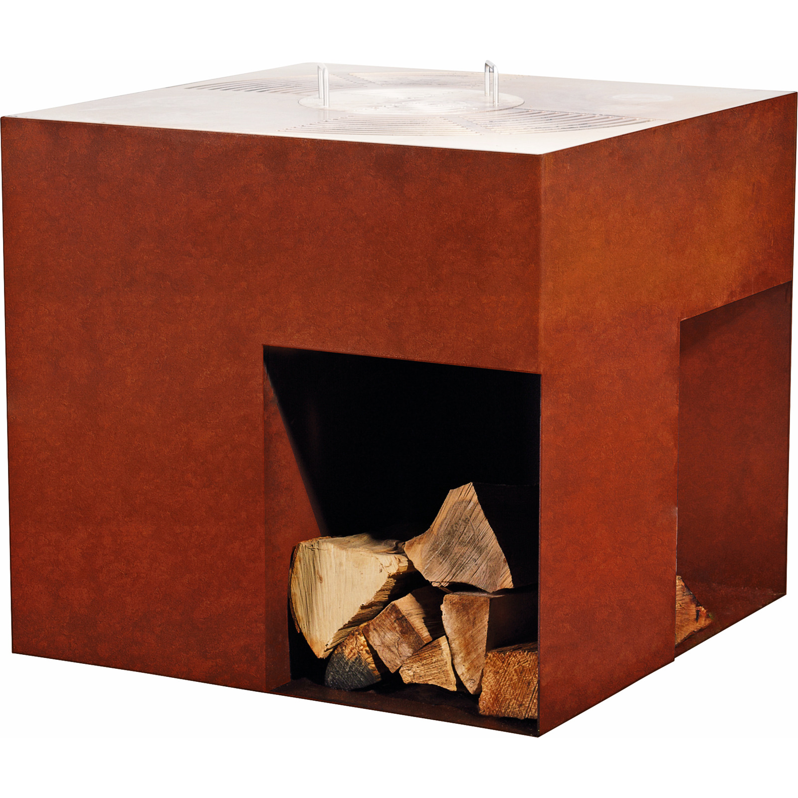 Nouvel Feuerstelle Cubo PRO gerostet