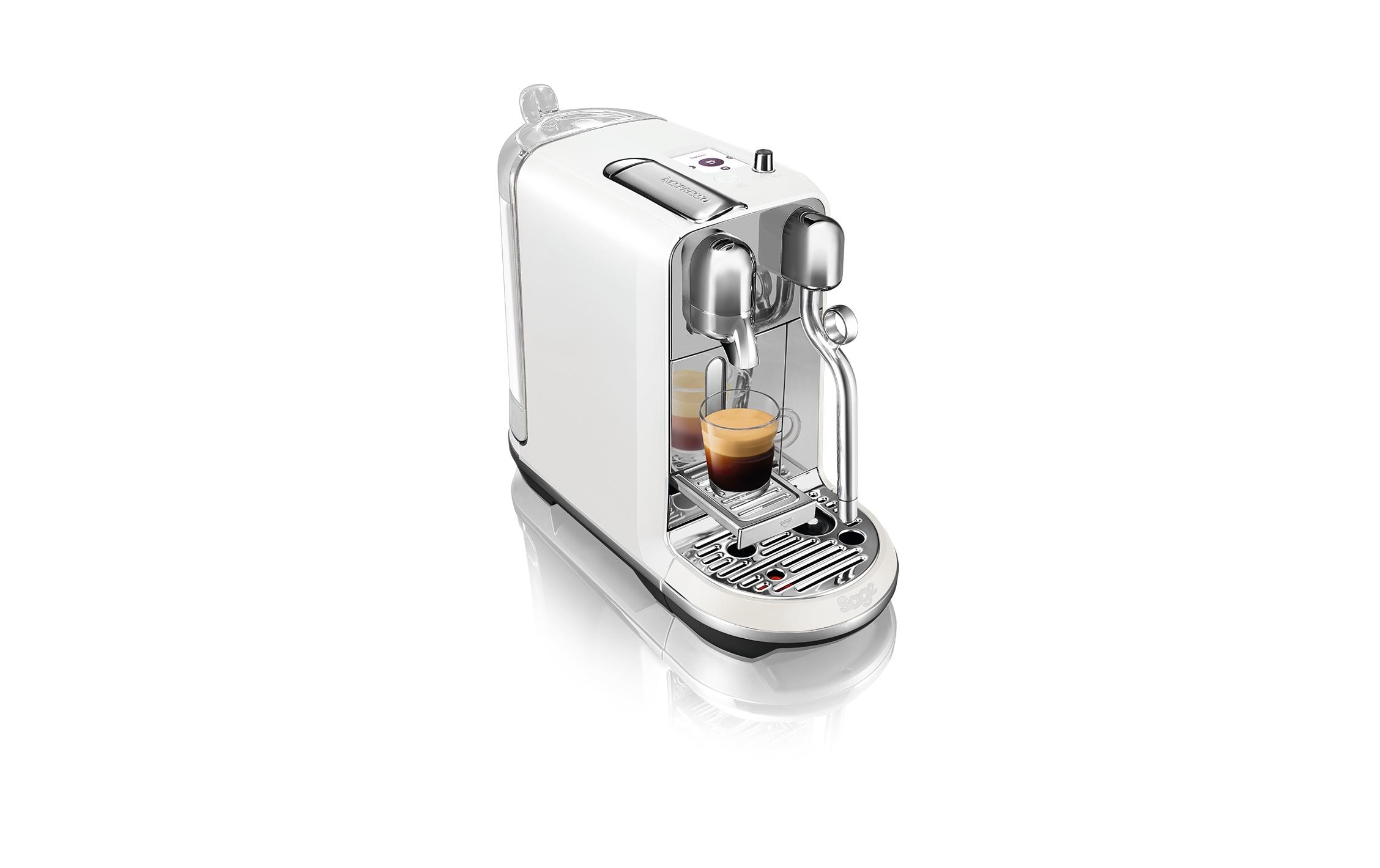Kaffeemaschine Nespresso Creatista Plus SNE800SST Weiss<br>Mit der Creatista Plus werden Sie Ihr eigener Barista