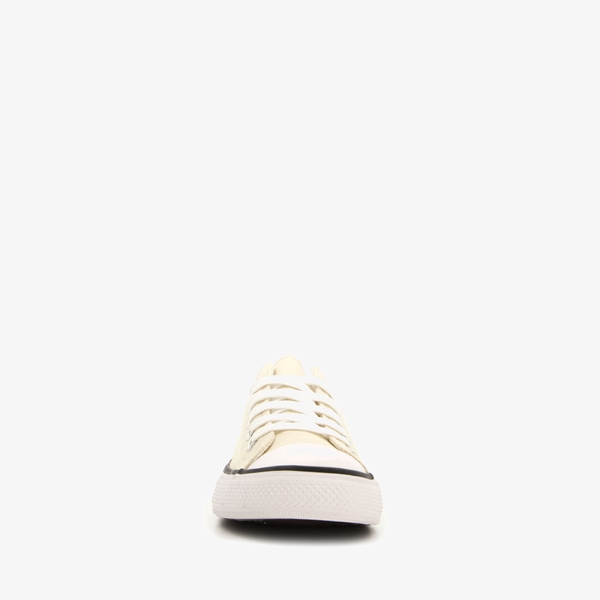 Lage canvas dames sneakers beige
