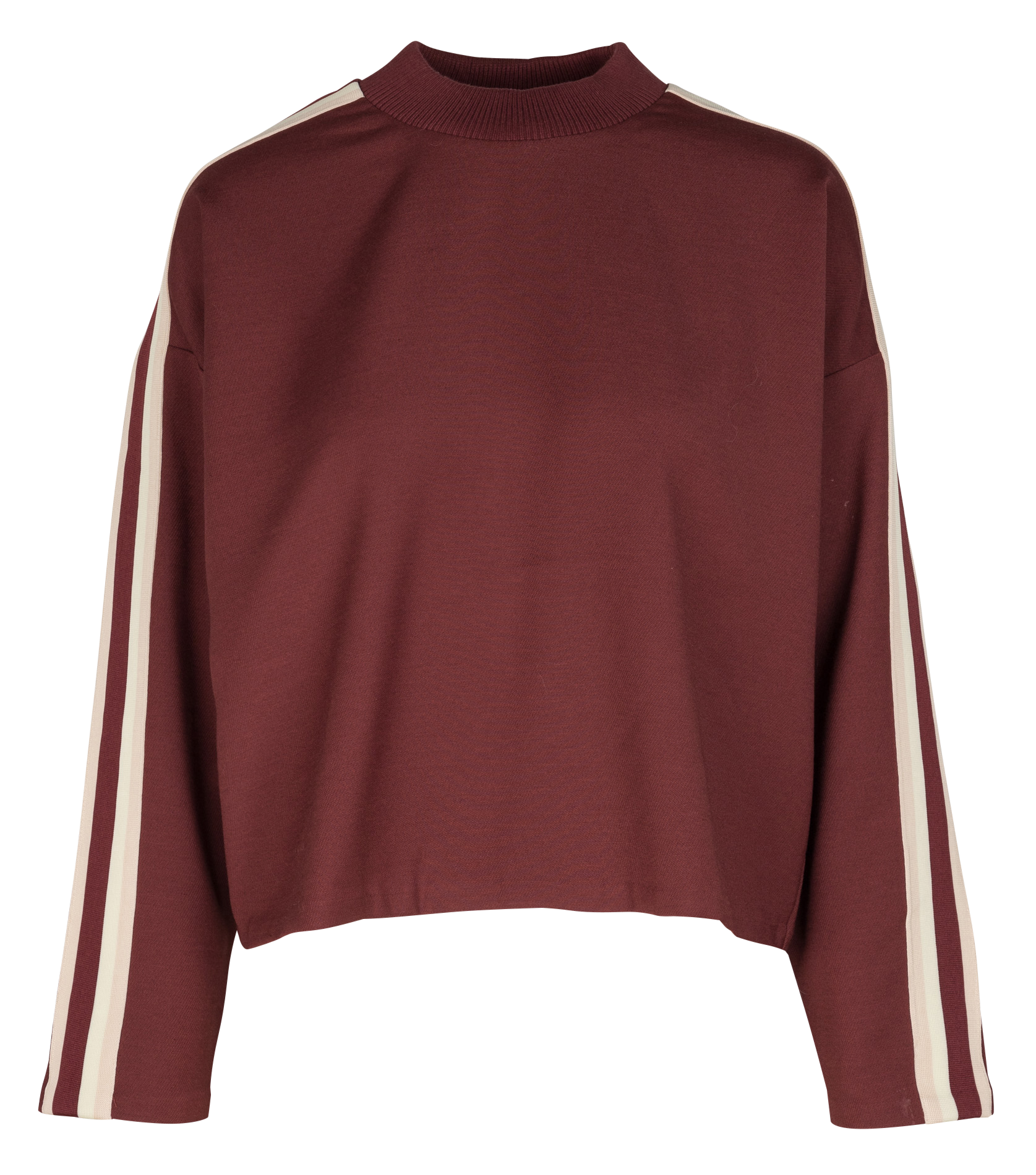 SPADE - Sweat ample col cheminée| Rouge