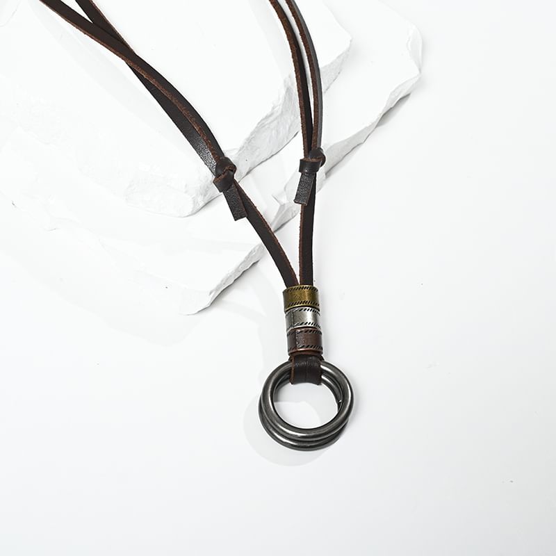 Lilafey - Hoop Alloy Hanger Koord Ketting