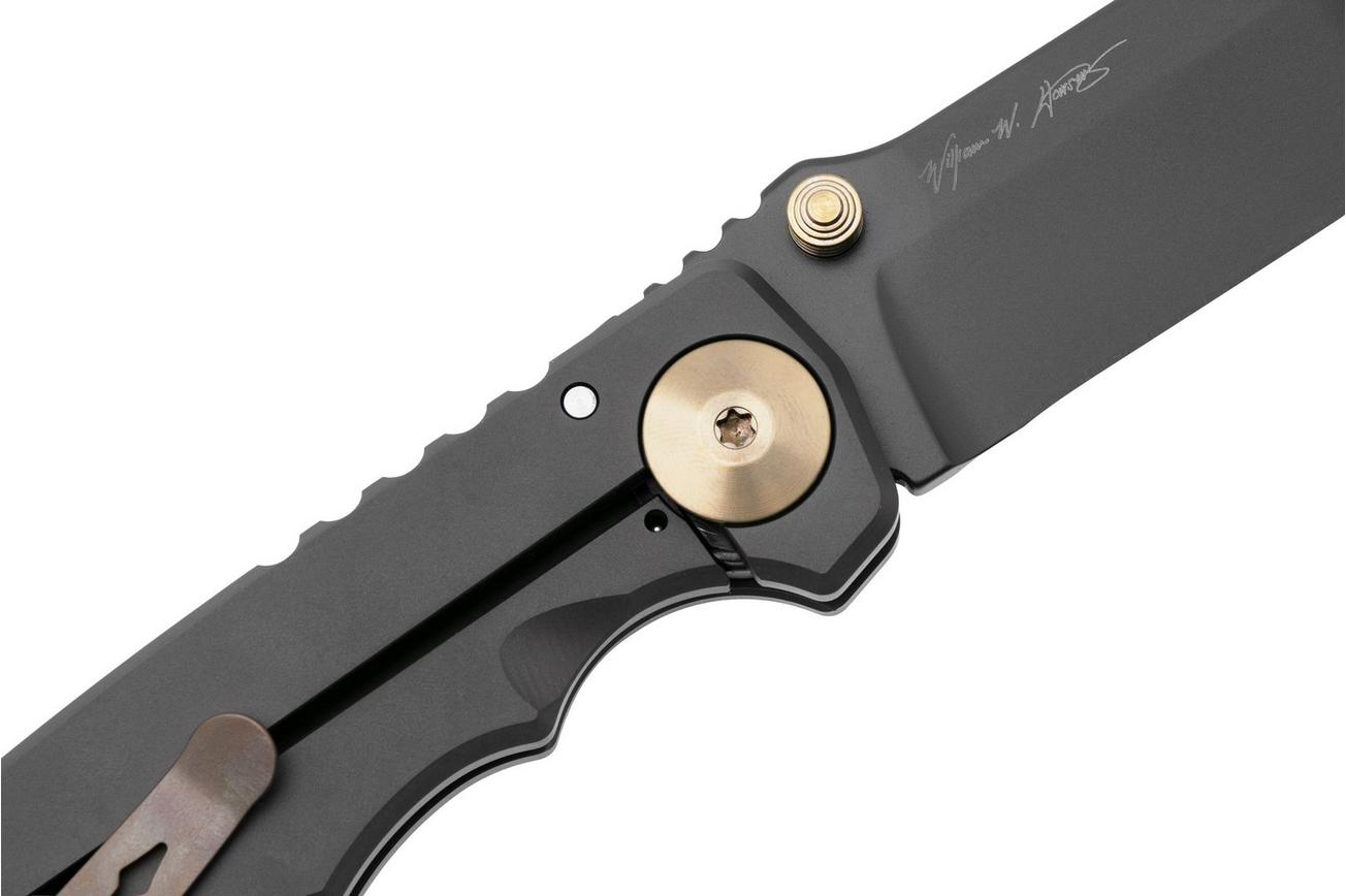 Spartan Blades Harsey Folder, Black PVD, Bronze hardware SF5BK-BRHW zakmes
