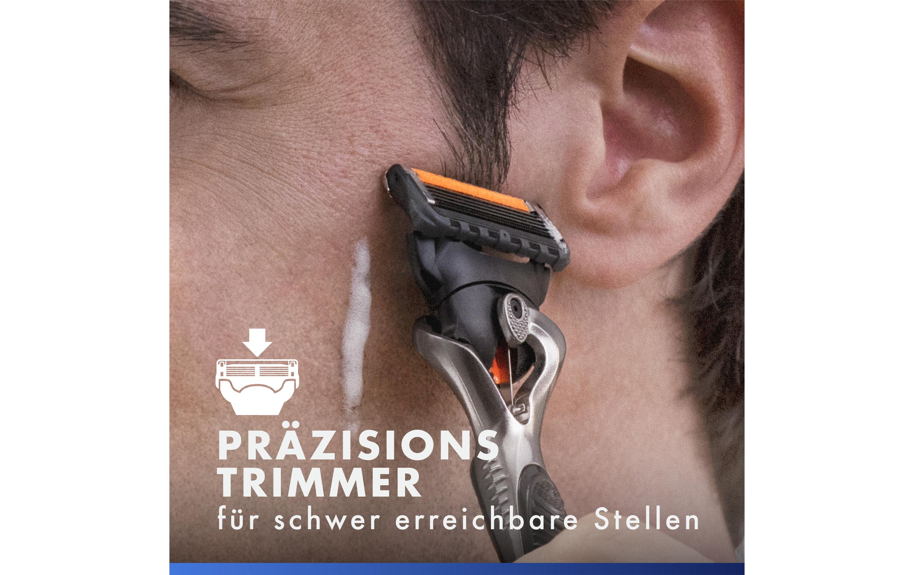 Rasierklingen Fusion5 Proglide 12 StückErsatzklingen mit 2x Gleitstreifen vor und nach den Klingen