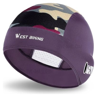 Bonnet d'été Anti UV Soie Glacée Sport Violet