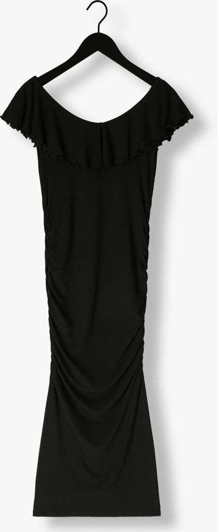 MODSTR\u00D6M zwarte modstr&ouml;m midi jurk hugomd dress