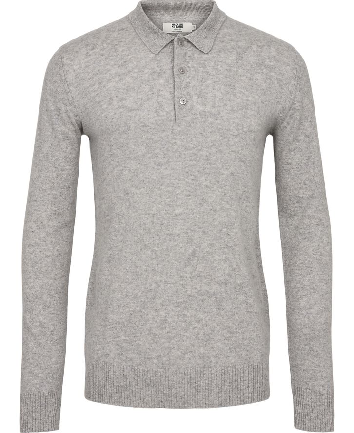 Magasin du Nord Collection Mads 4 - 100% Cashmere Light grey melange