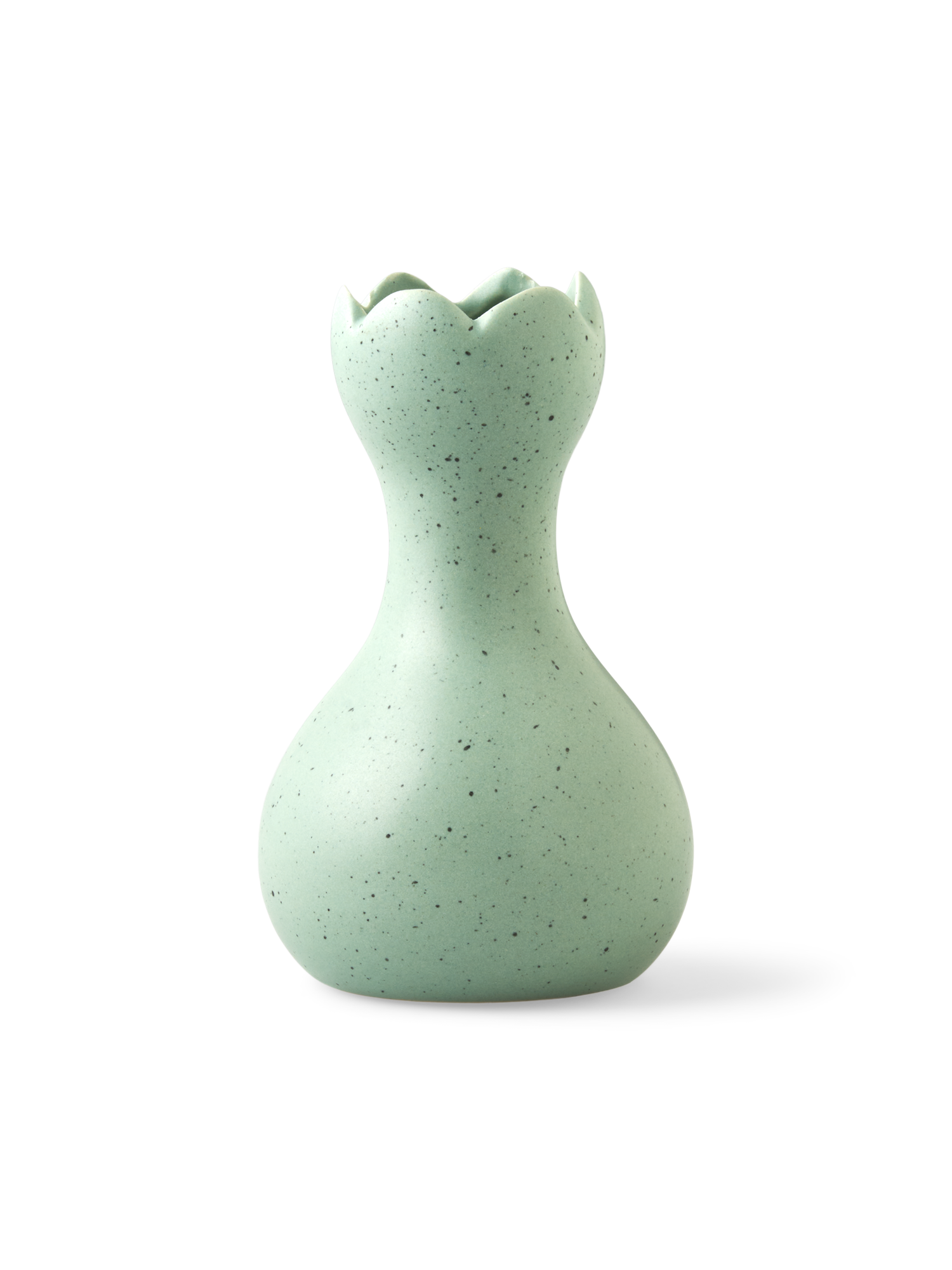 Vase | Porcelæn. 7 x 11,2 cm. | Light Green