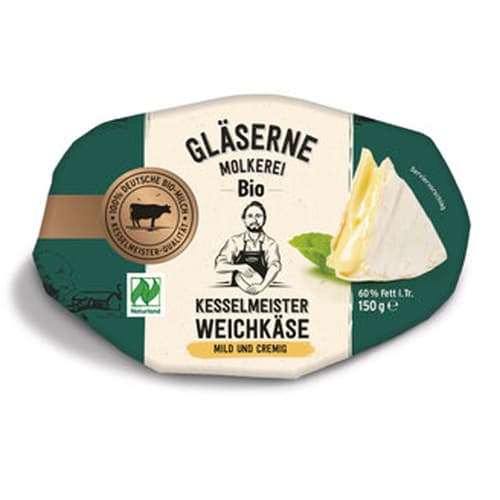 Gläserne Molkerei BIO Kesselmeister Camembert mild