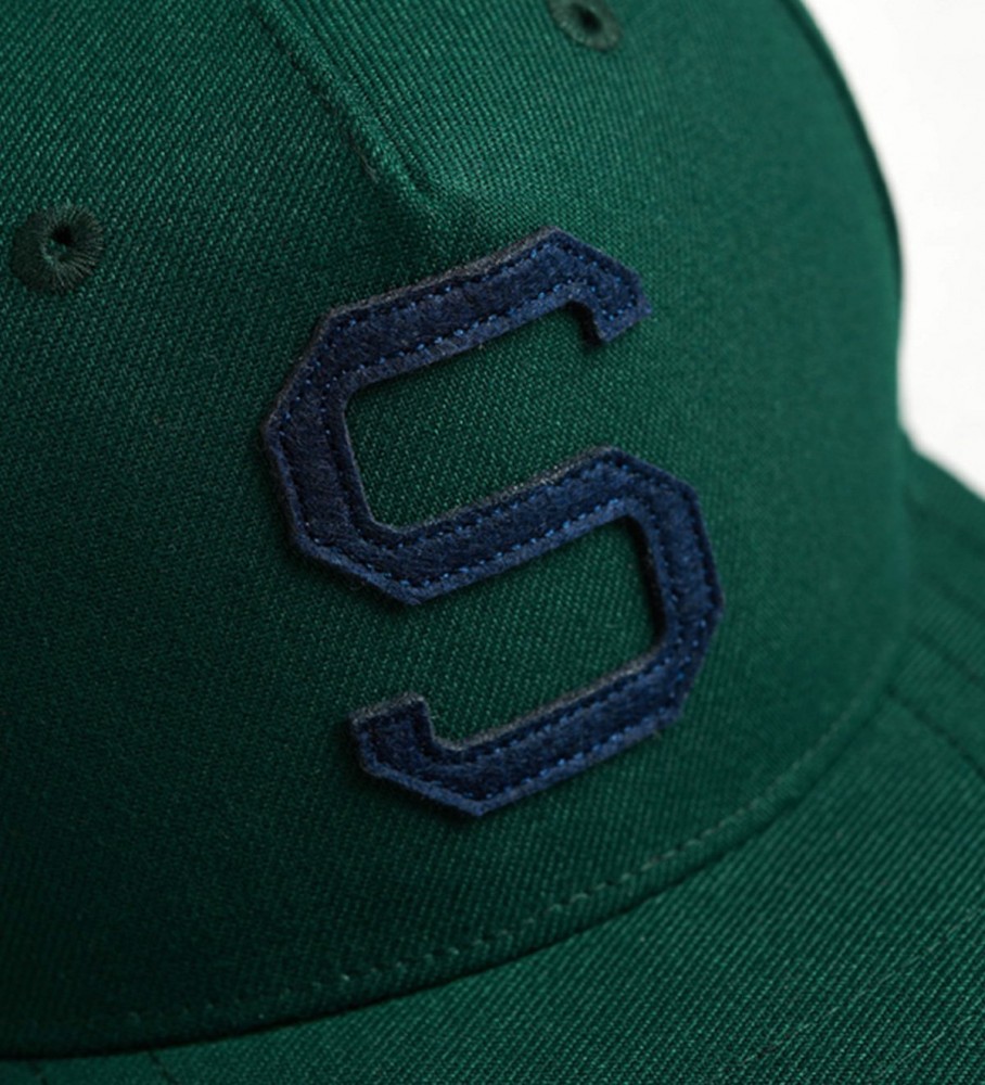 Boné Superdry Verde com Estampa B-Boy