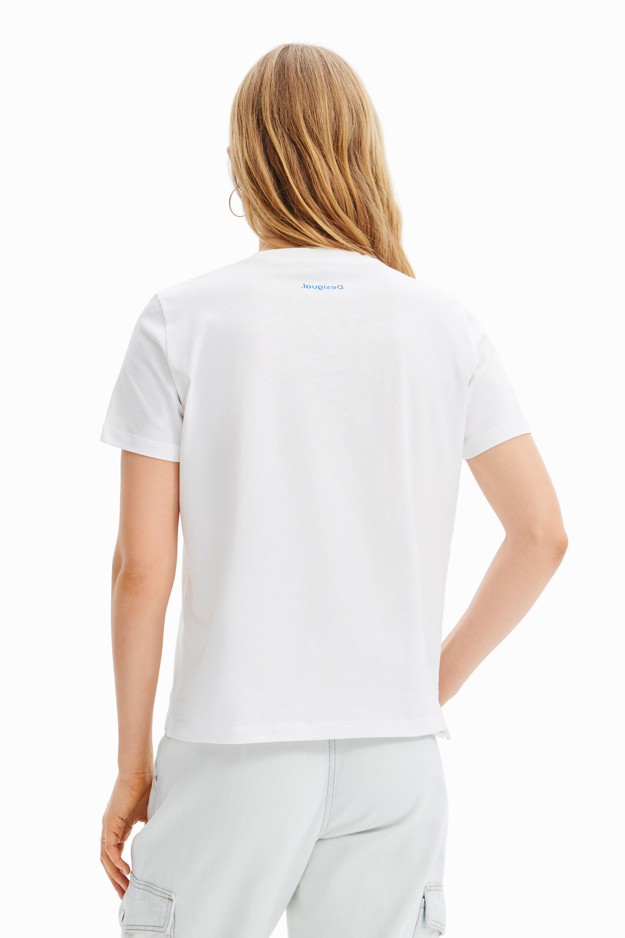 T-shirt tropical perroquet