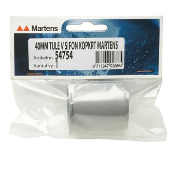 Martens sifontule PVC grijs 40 mm