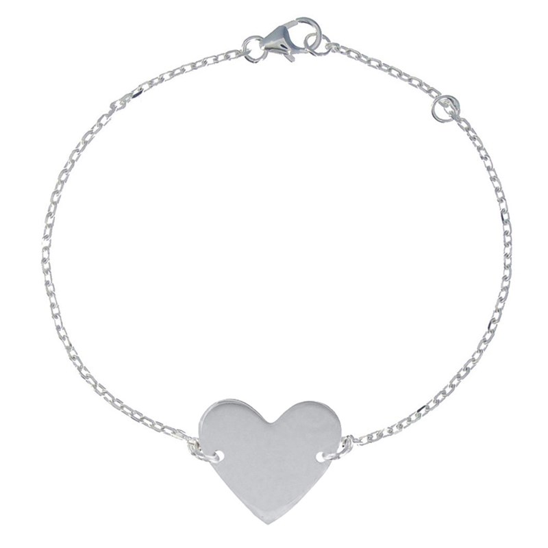 Bracelet Coeur en Argent