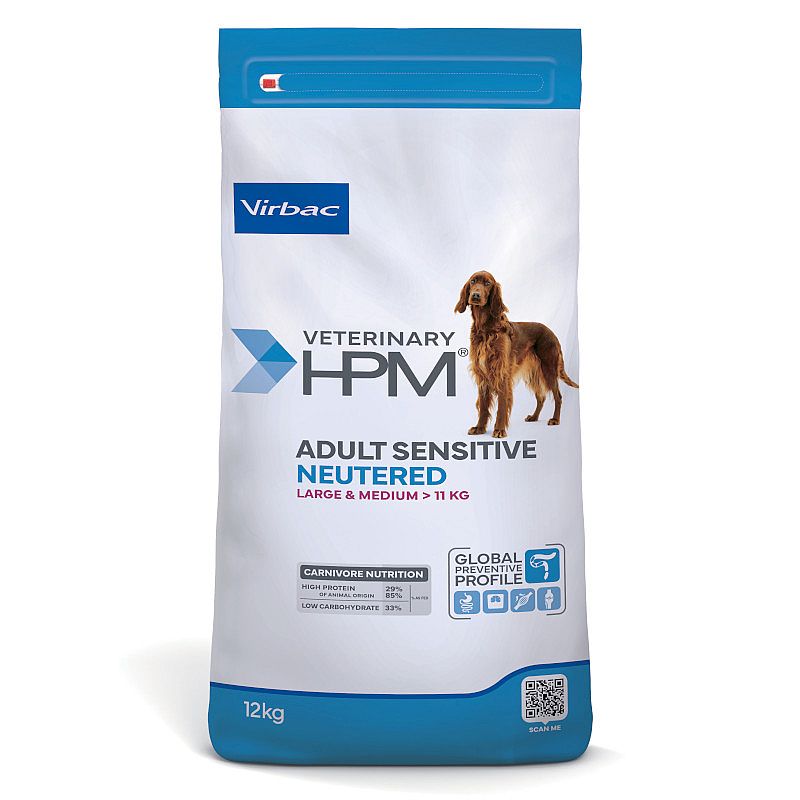 HPM Adult Neutered Dog Sensitive Digest Large & Medium 3 kg