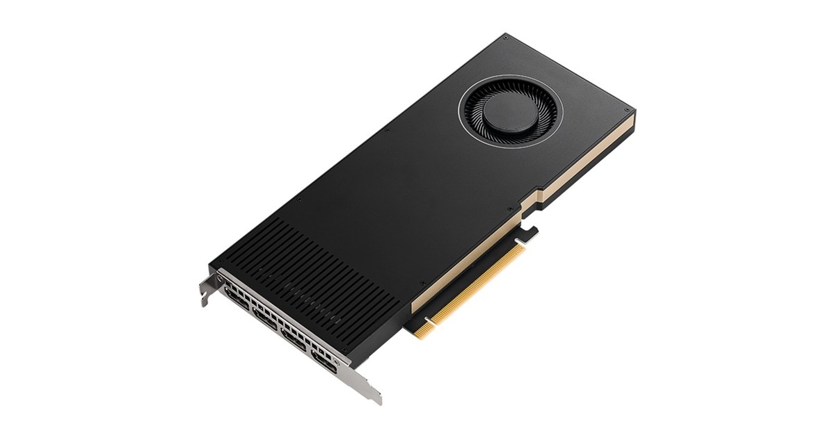 PNYNVIDIA RTX A4000 grafische kaart  (4x DisplayPort, Bulk)