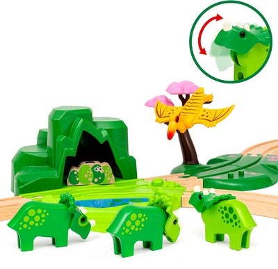 BRIO World 36104 Deluxe Sett med Dinosaurer