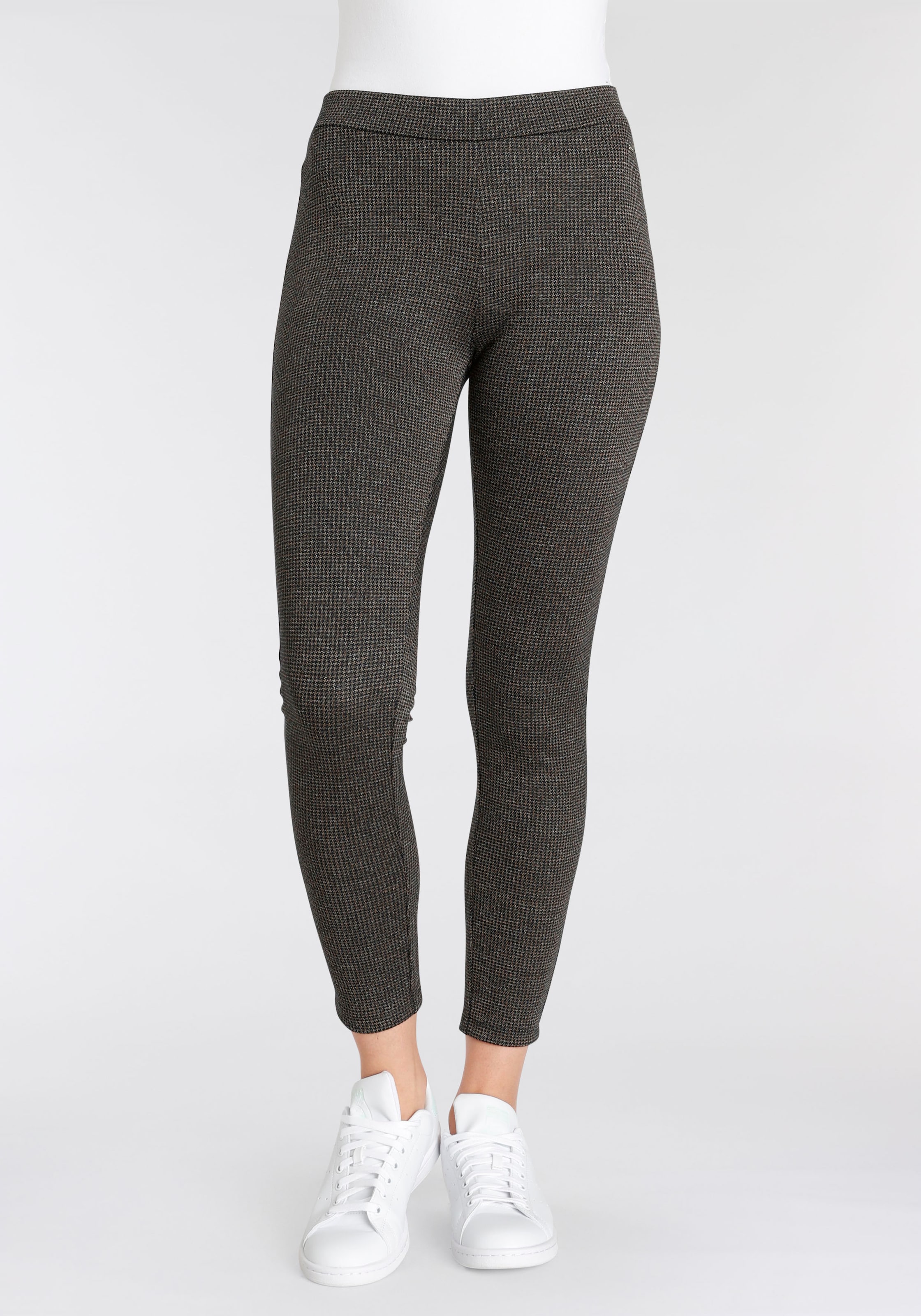LASCANA Leggings  mit Ajour Karomuster