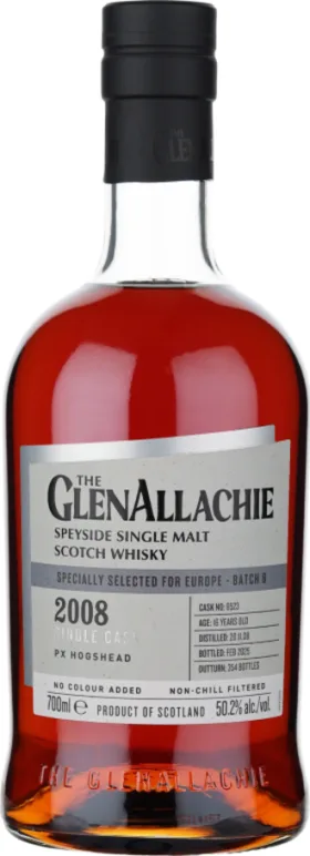 GLENALLACHIE 16 YEARS 2008 PX SHERRY 70CL