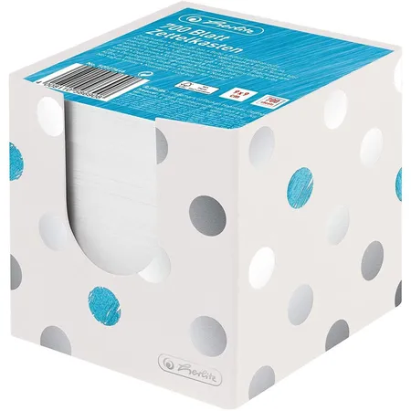 Herlitz Zettelkasten gepunktet Frozen Glam 9 x 9 cm
