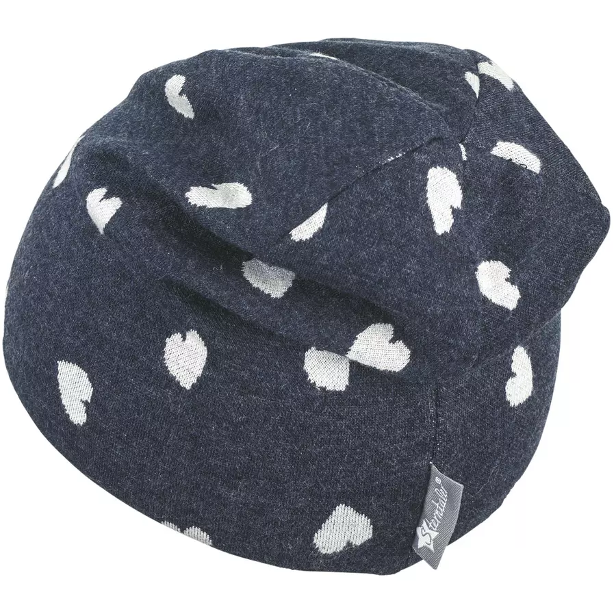 Sterntaler Slouch-Beanie blau melange