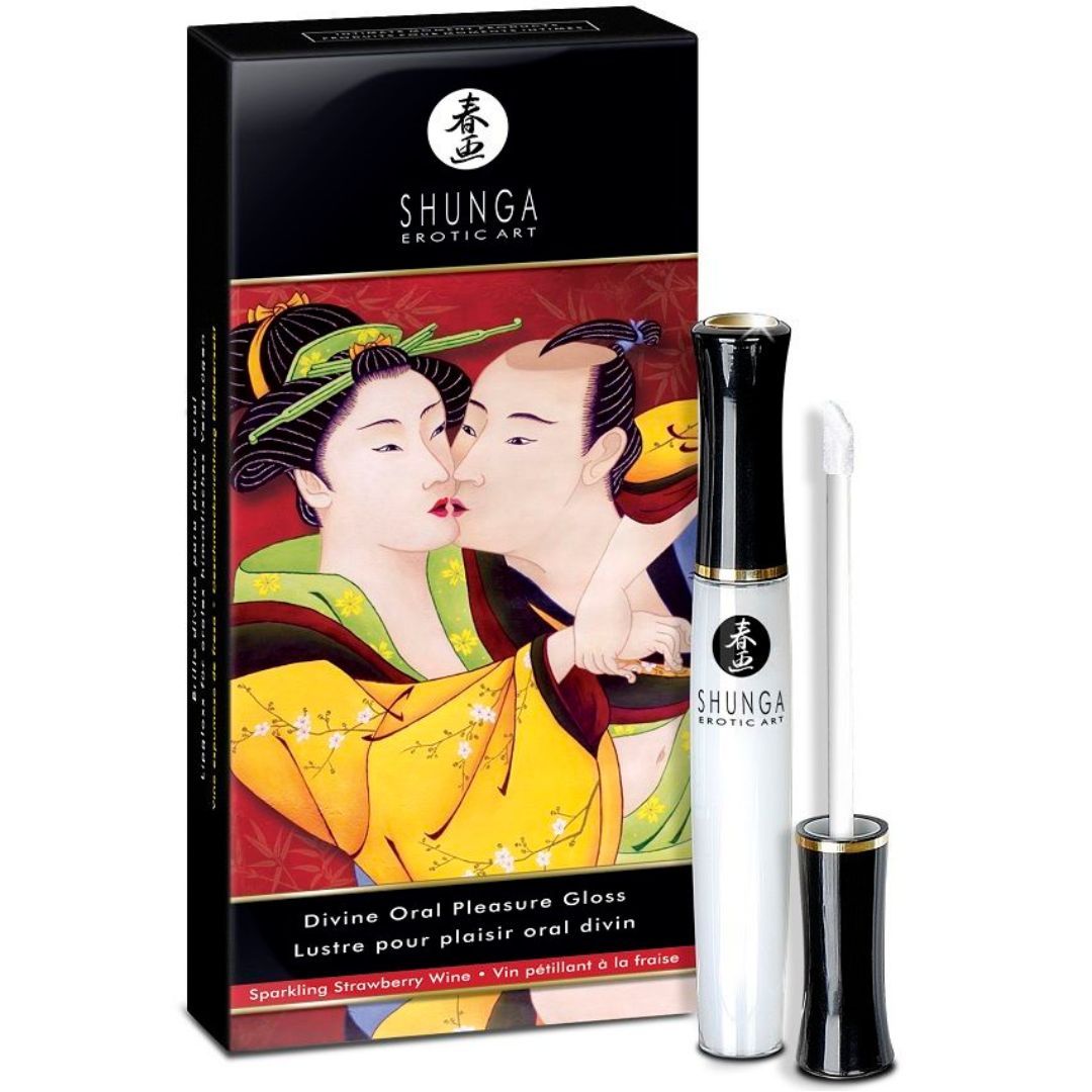 Lipgloss mit Heiß-Kalt-Effekt | Mit leckerem, natürlichem Geschmack von Kokosnuss | Shunga