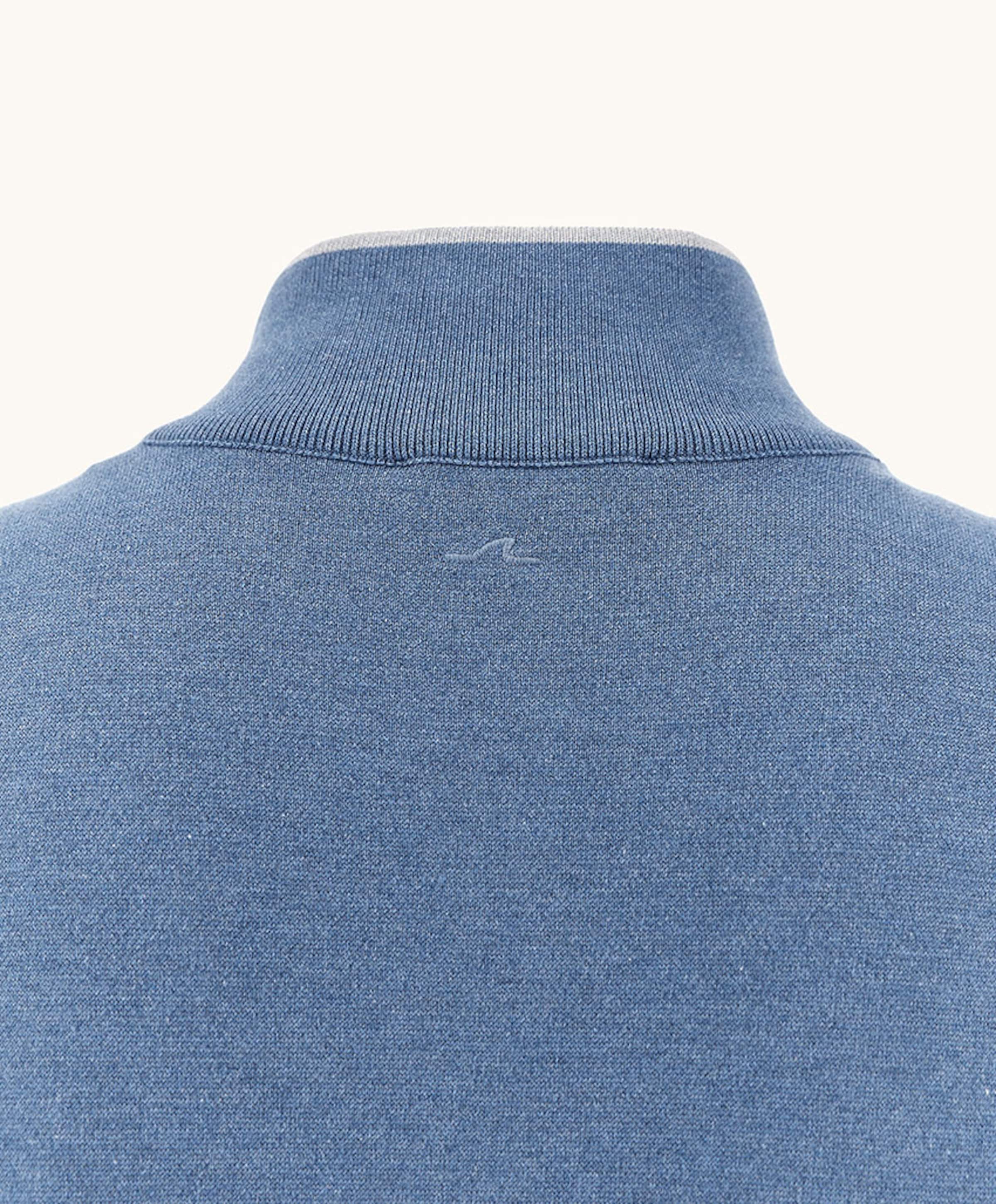 Paul & Shark Heren trui met rits blauw