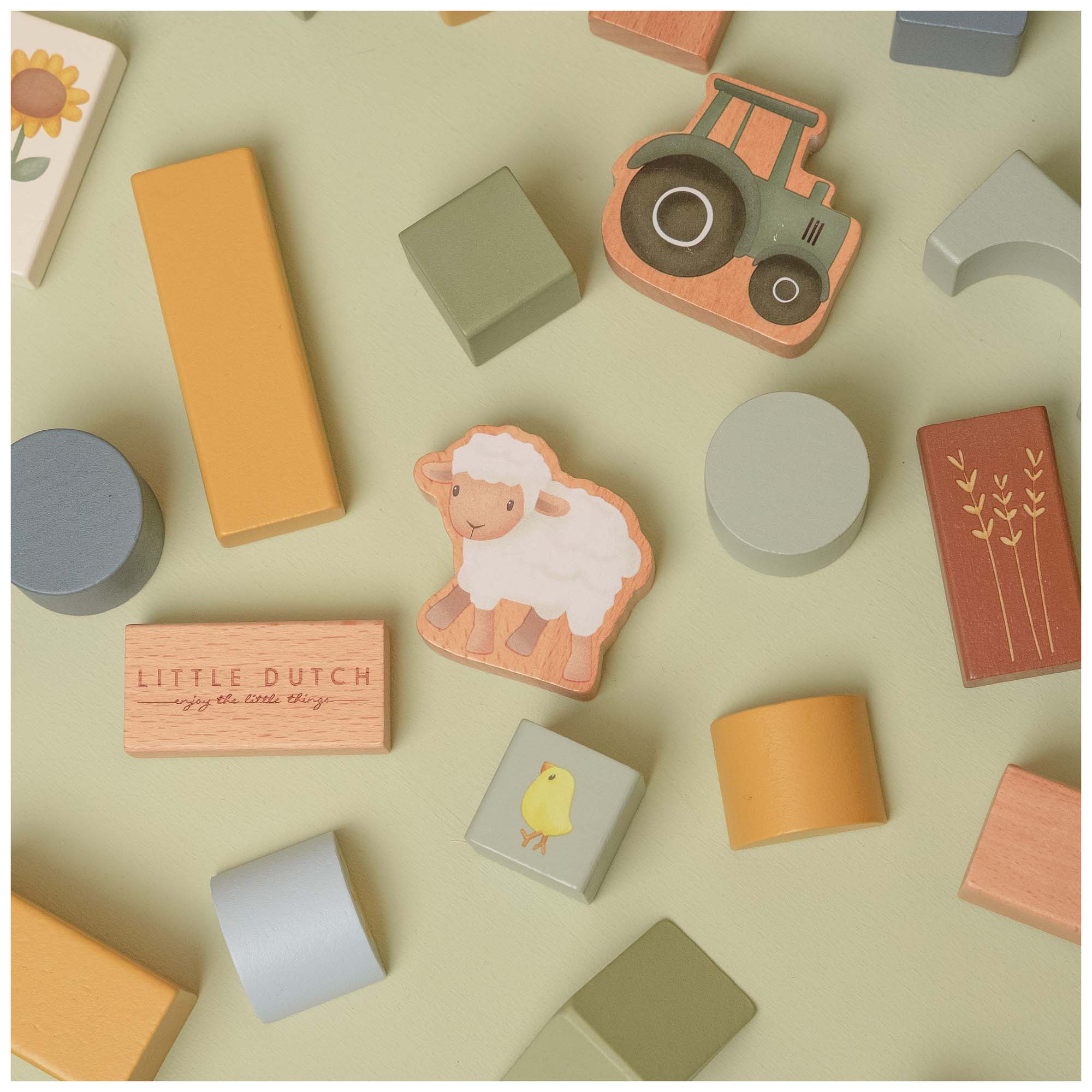 Little Dutch Blokken ton Little Farm multi