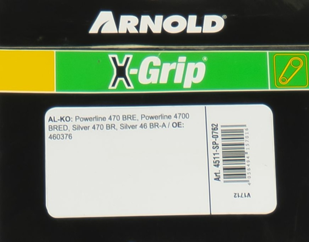 Courroie trapézoïdale x-grip v de type spz 762
