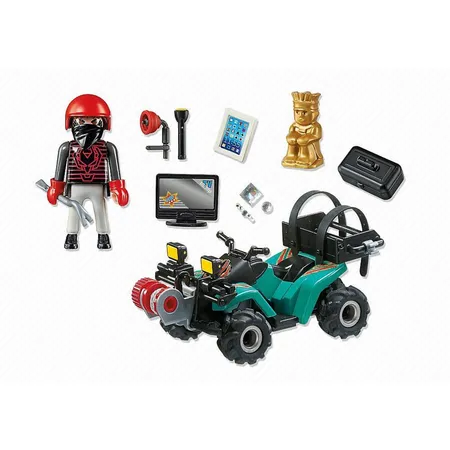 PLAYMOBIL® 6879 Ganoven-Quad mit Seilwinde