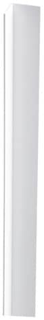 Cornière d'habillage en PVC blanc - L. 3 m. x l. 30 mm x H. 30 mm
