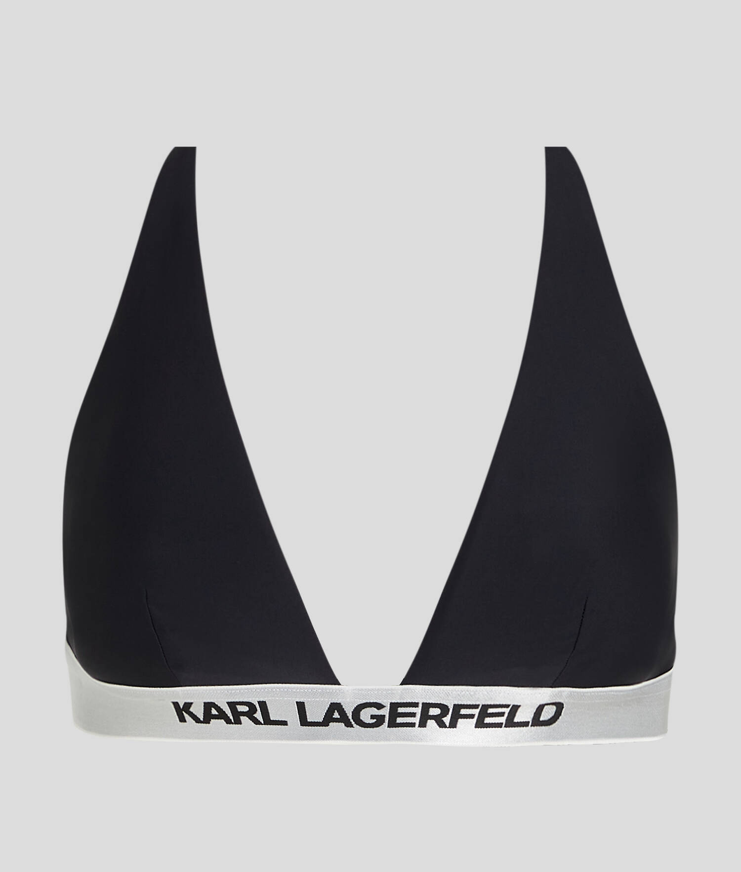 HAUT DE BIKINI TRIANGLE AVEC LOGO KARL