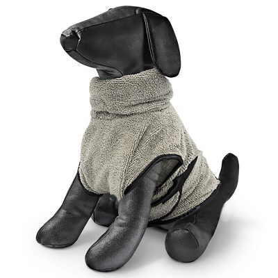 Freezack Bademantel Bathrobe grau