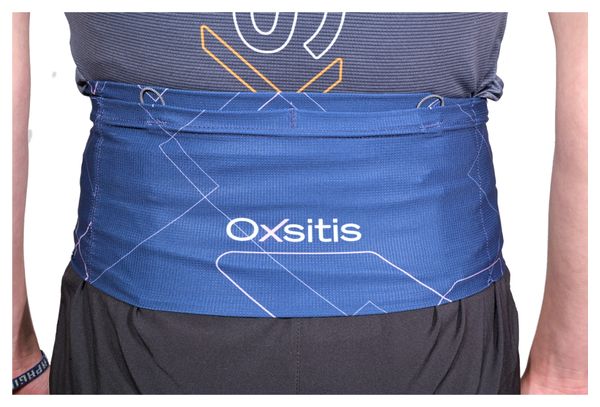 Ceinture de Trail Unisexe Oxsitis Slimbelt Gravity Bleu/Rose