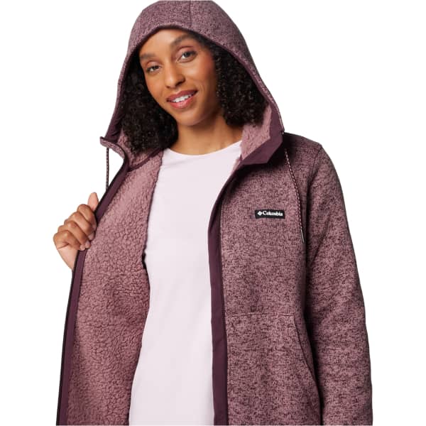 Veste polaire randonnée COLUMBIA W SWEATER WEATHER SHERPA FULL ZIP II MOONVISTA HEATH
