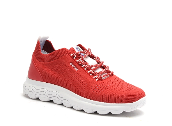 Geox basses femme d spherica  a d15nua rouge