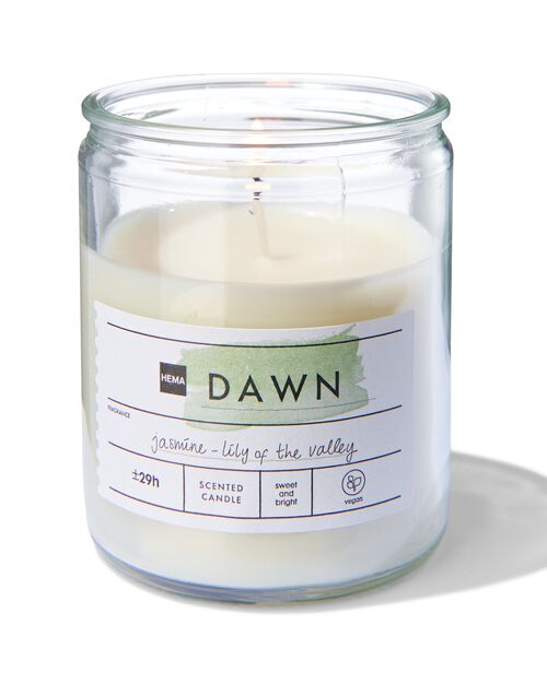 bougie parfumée dans un verre Ø6.5 dawn