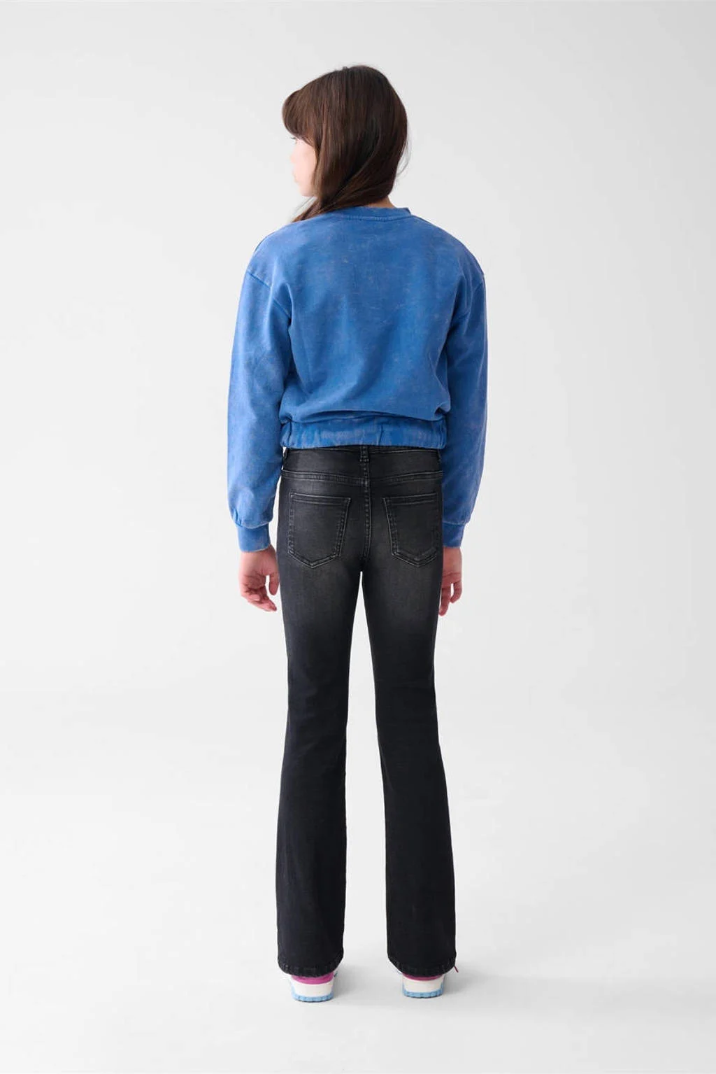 Shoeby sweater washed blauw