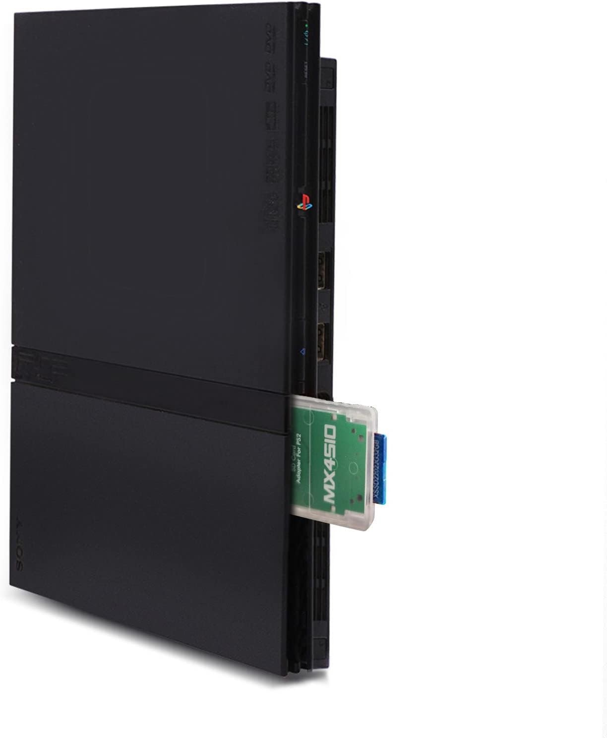 Sony PlayStation 2 PS2 Gaming Micro SD Kartenadapter für Memory Card Slot - Transparent