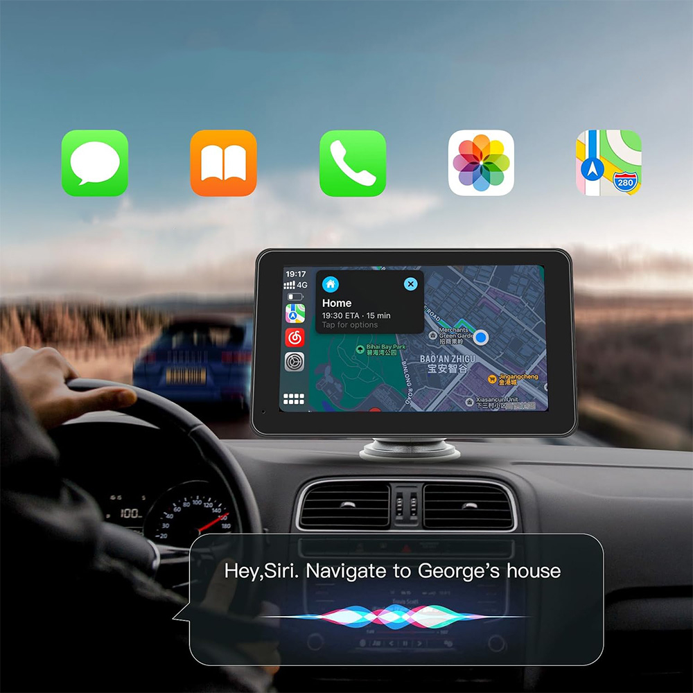 (190x110mm) Digitales Auto Radio FM Audio Transmitter Bluetooth MP5 Player mit 7