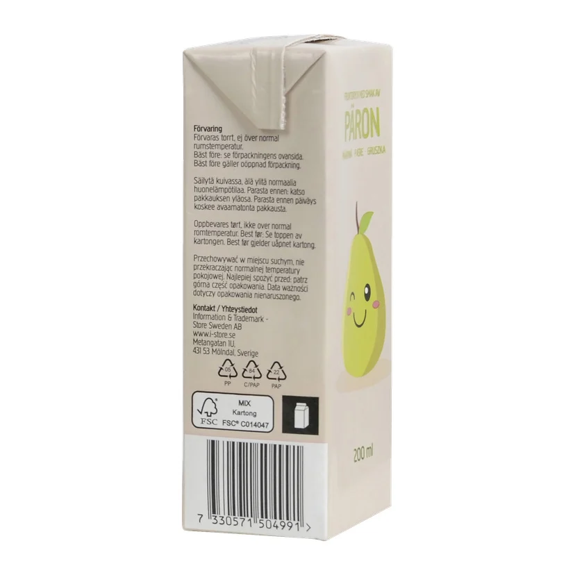 Fruktdrikk pære 10-pk 200 ml