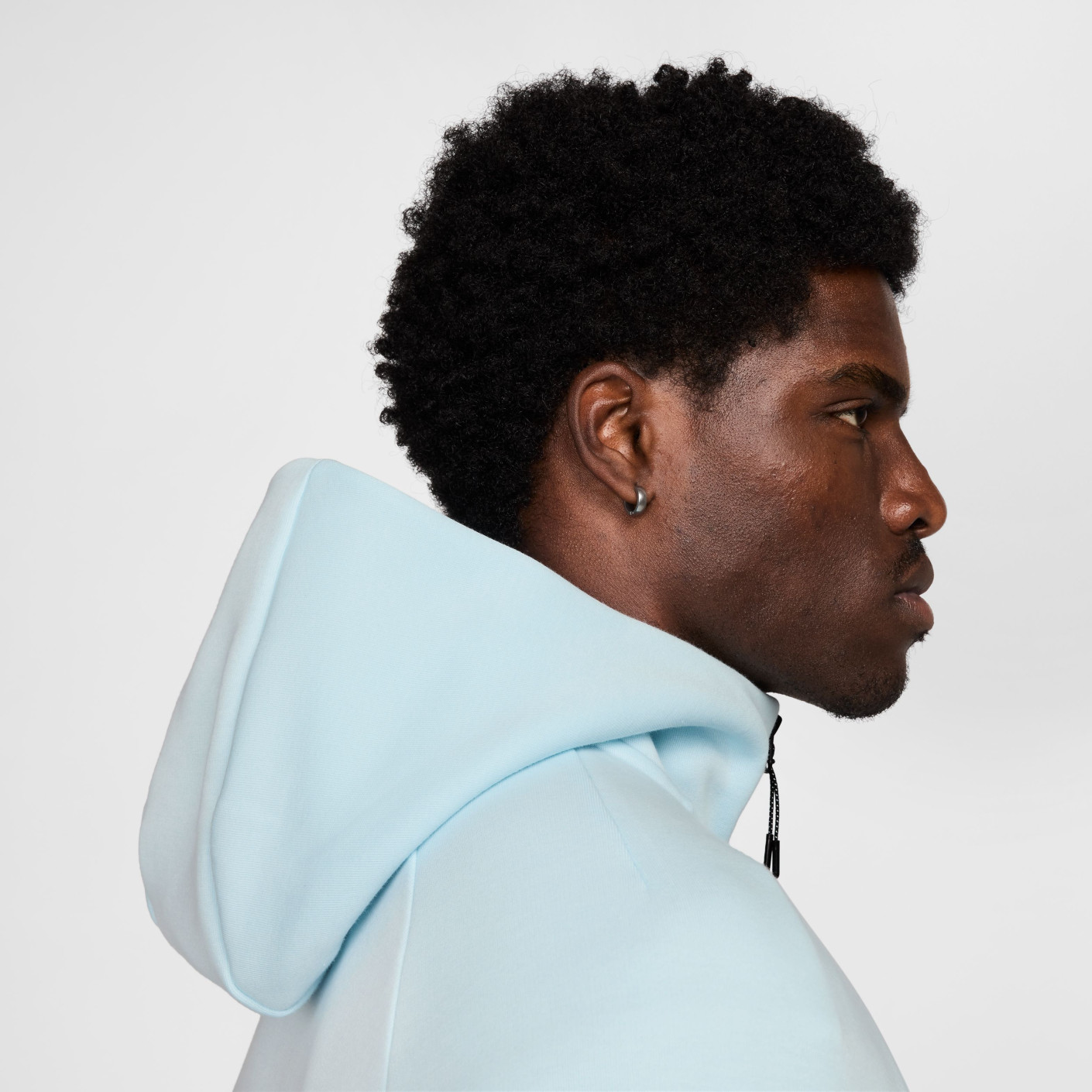 Nike Tech Fleece Sportswear Vest Lichtblauw Zwart