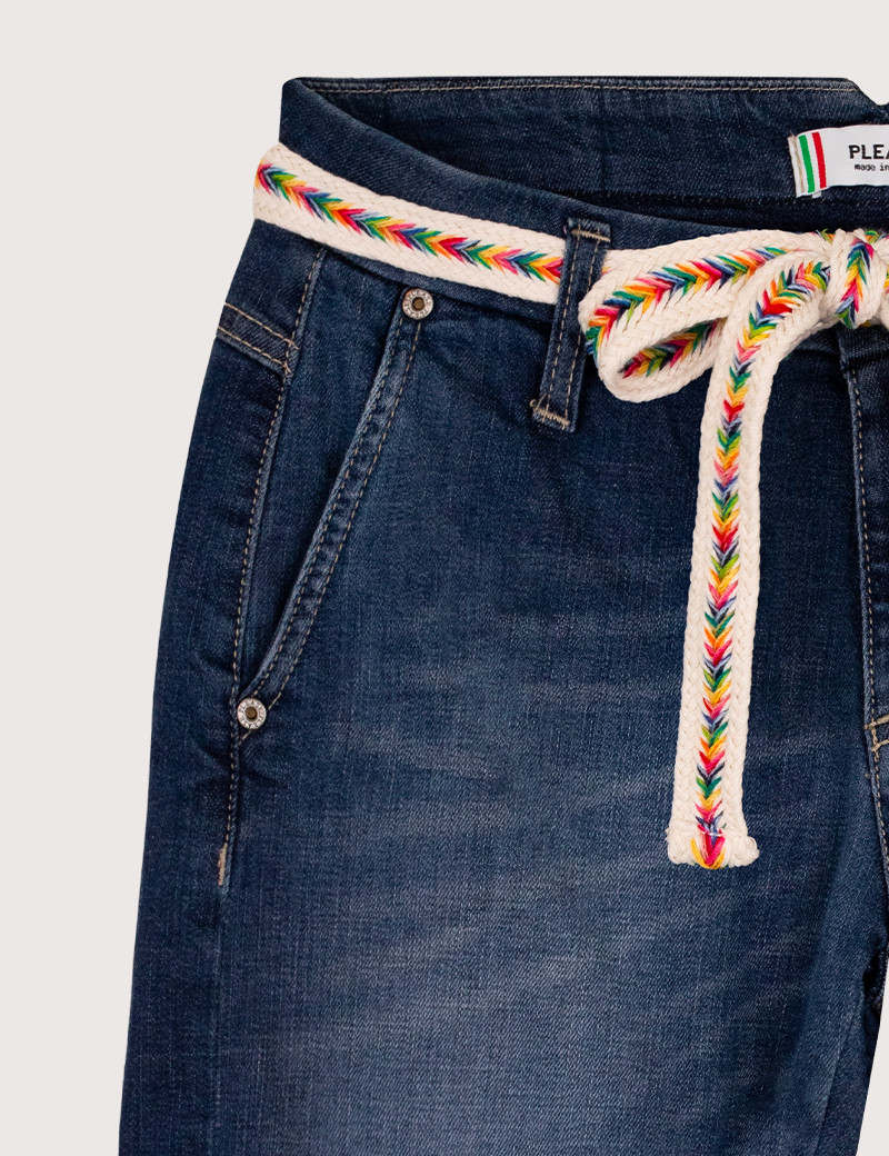 PLEASE SHORT BERMUDA EN JEAN