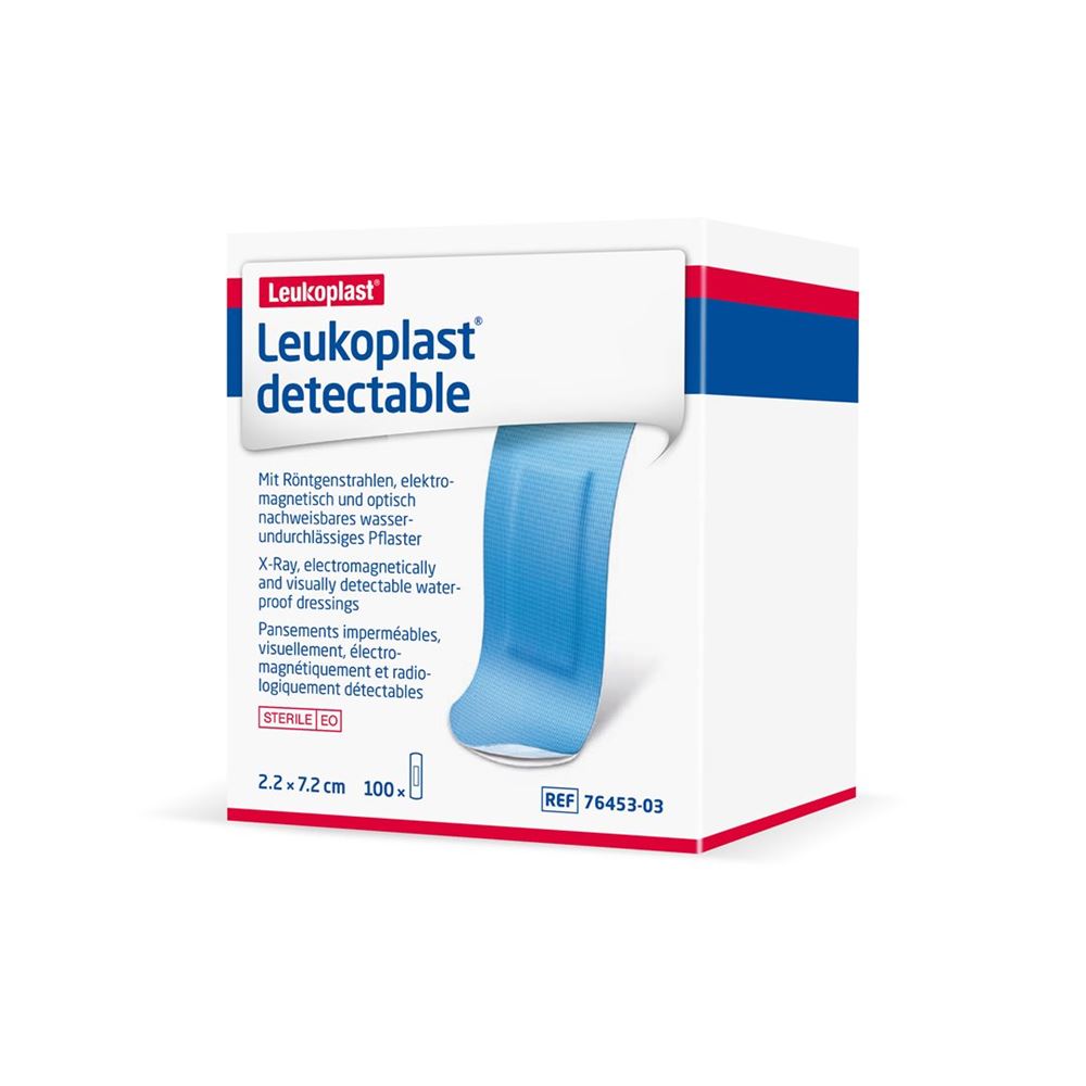 Leukoplast Detectable 2.2x7.2cm 100 Stk